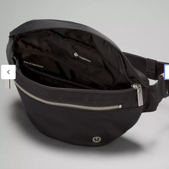 NWT LULULEMON CITY ADVENTURER BELT BAG BLACK  FANNY SADDLE BAG unisex perfect - Picture 1 of 8
